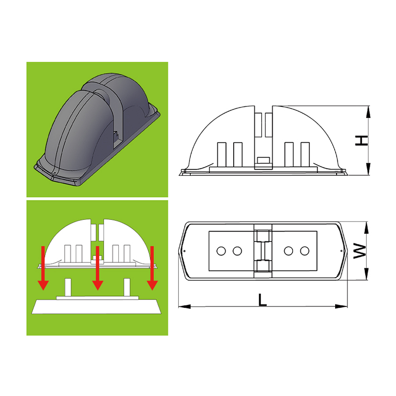 Gummiudsparing tidligere oval